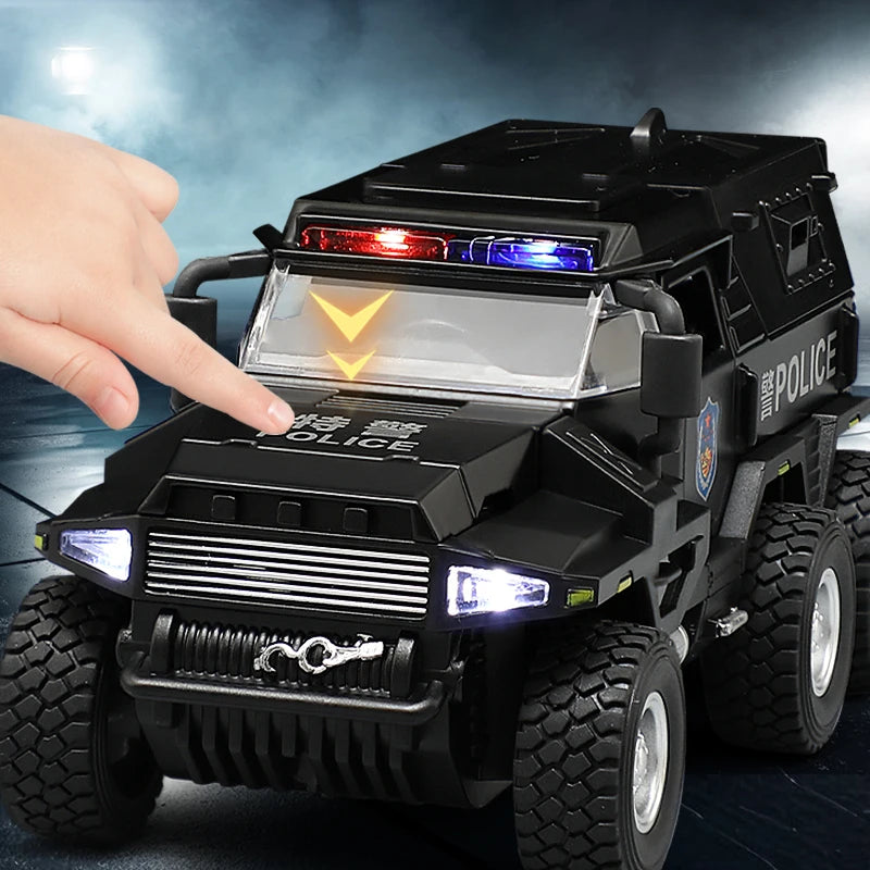 Speelgoed Politietruck Model | Diecast Voertuig met Geluid en Licht