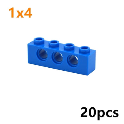 Technische bouwstenen balken – Compatibel met LEGO® (met gaten)