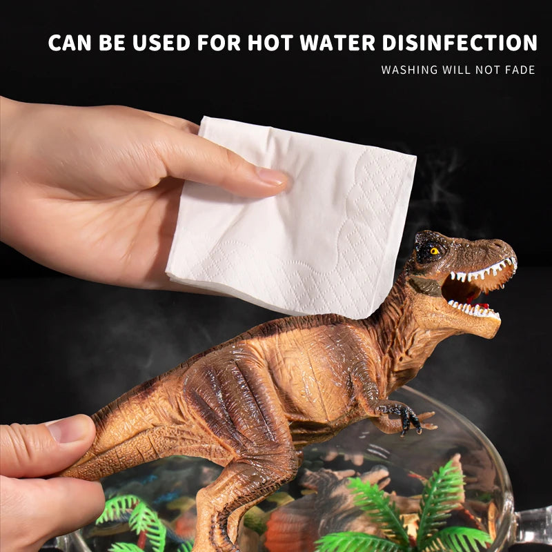Dinosaurus Speelset voor Kinderen met Grote Dinosauriërs en Scene Accessoires