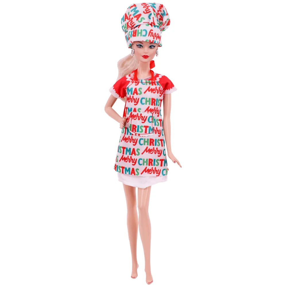 Keukenuniform Poppenkleding voor 30 cm Poppen