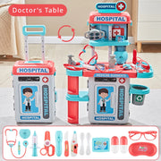15pcs red suitcase