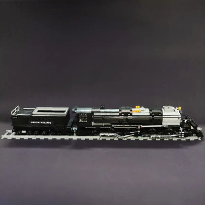 Bouwblokken Stoomtrein met Spoorrails - Compatibel met Lego