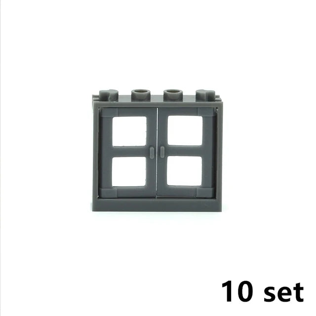 Ramen & deuren bouwstenen set – Compatibel met LEGO® bouwstenen