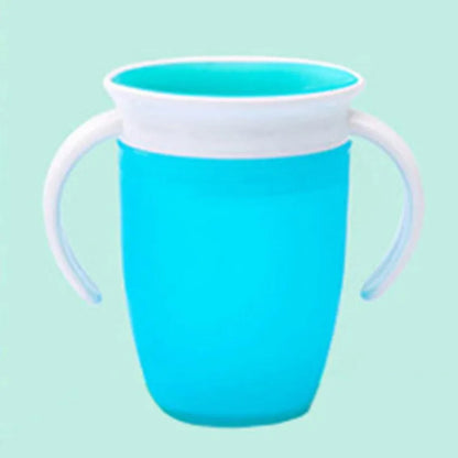 Lekvrije Draaibare Baby Drinkbeker met Handvatten en Draaideksel 1-2 Jaar
