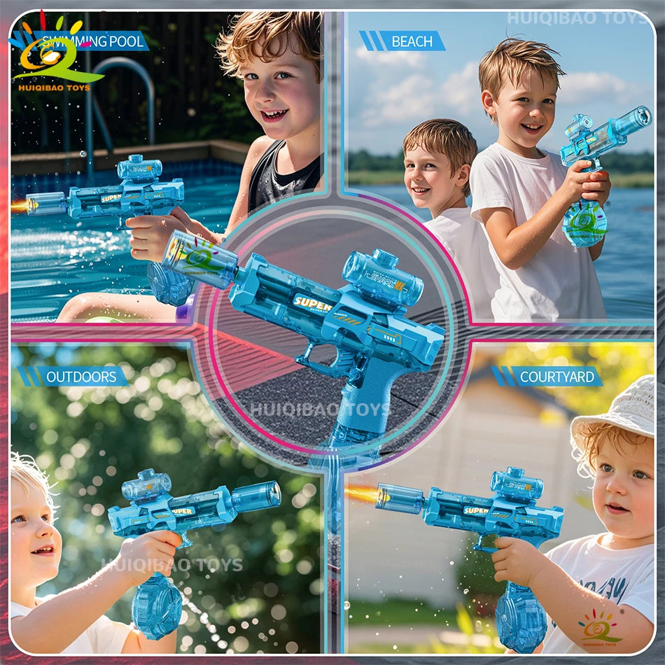 Elektrisch Volautomatisch Waterpistool met Vlamsimulatie Licht