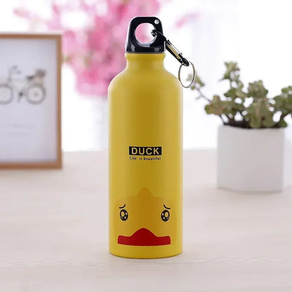 Dubbelwandige Geïsoleerde Drinkfles 500 ml met Leuke Dierenprint voor Kinderen