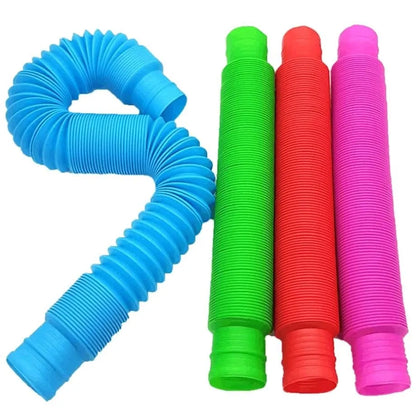 Regenboog Pop Tubes - Sensorisch Speelgoed voor Kinderen en Volwassenen
