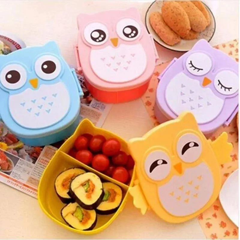 Bento Lunchbox voor Kinderen - Draagbaar met Bestek en Karakterprint