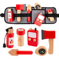 Houten Brandweer Heuptas Speelset voor Kinderen (3-6 Jaar)