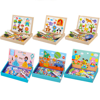 Magnetisch Teken- en Puzzelbord voor Kinderen