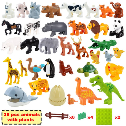 Grote en Kleine Bouwblokken Set – Compatibel met Duplo