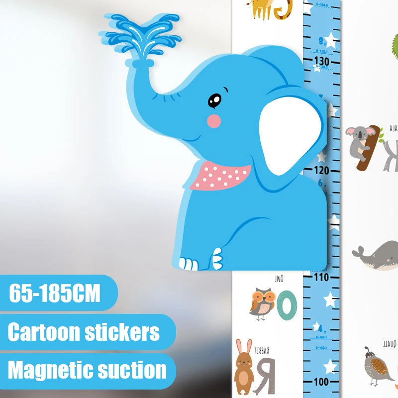 Zelfklevende 3D Meetlat Wandsticker voor Kinderen