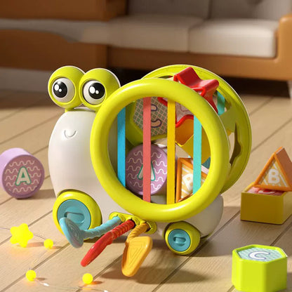 7-in-1 Educatief Speelgoed met Vormenstoof en Stapelblokken voor Baby’s