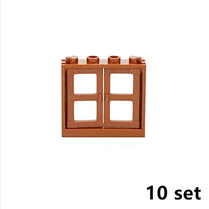 Ramen & deuren bouwstenen set – Compatibel met LEGO® bouwstenen