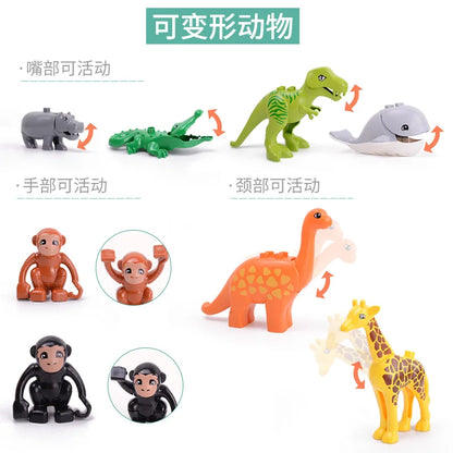 Dieren set voor bouwstenen – Compatibel met Duplo®
