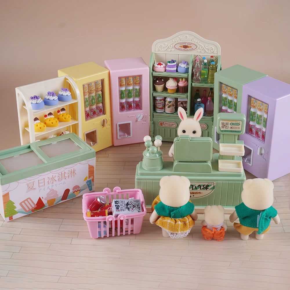 Mini Drankautomaat voor Poppenhuis of Speelhuisje