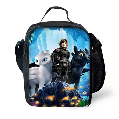 Toothless Schoolrugzak Set met Lunchtas en Etui
