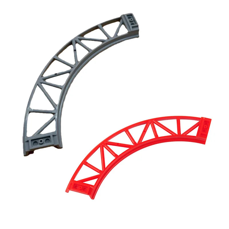 Bouwblokken Achtbaan Rails en Chassis Onderdelen (Compatibel met Lego)