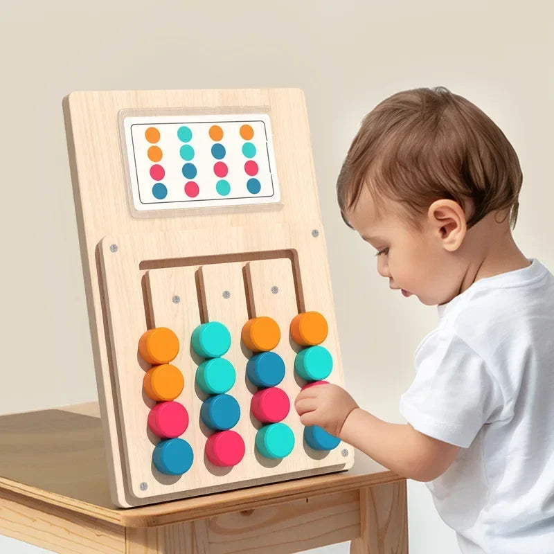 Montessori Houten Kleur- en Vormenspel