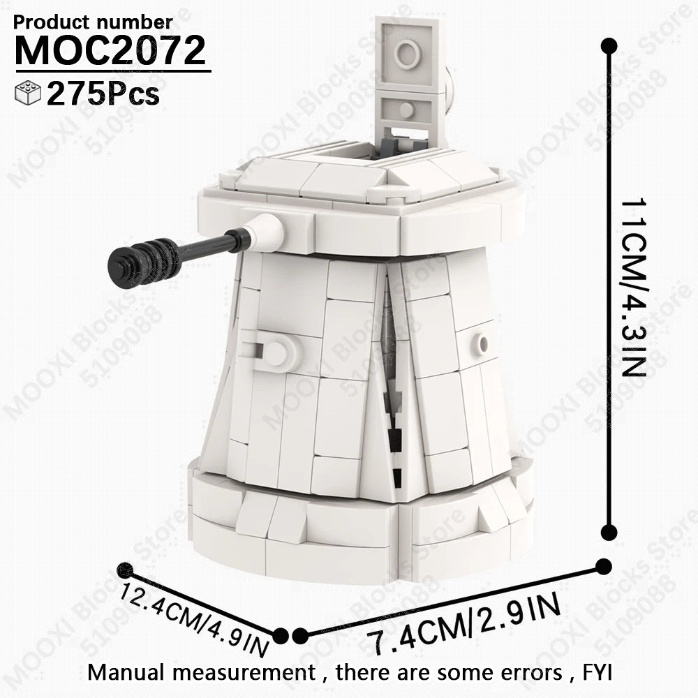MOOXI Space Wars Bouwset: Voertuig & Tank Compatibel met LEGO®