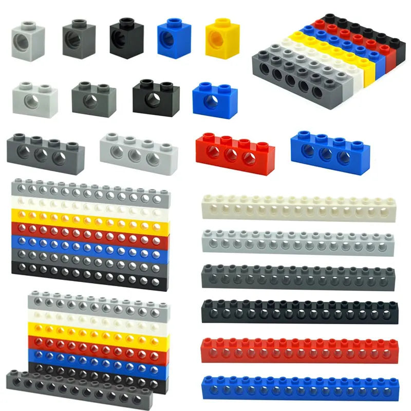 Technische bouwstenen balken – Compatibel met LEGO® (met gaten)