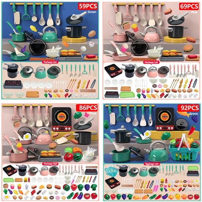 Speelkeuken Set met Accessoires, Pannen en Speeleten