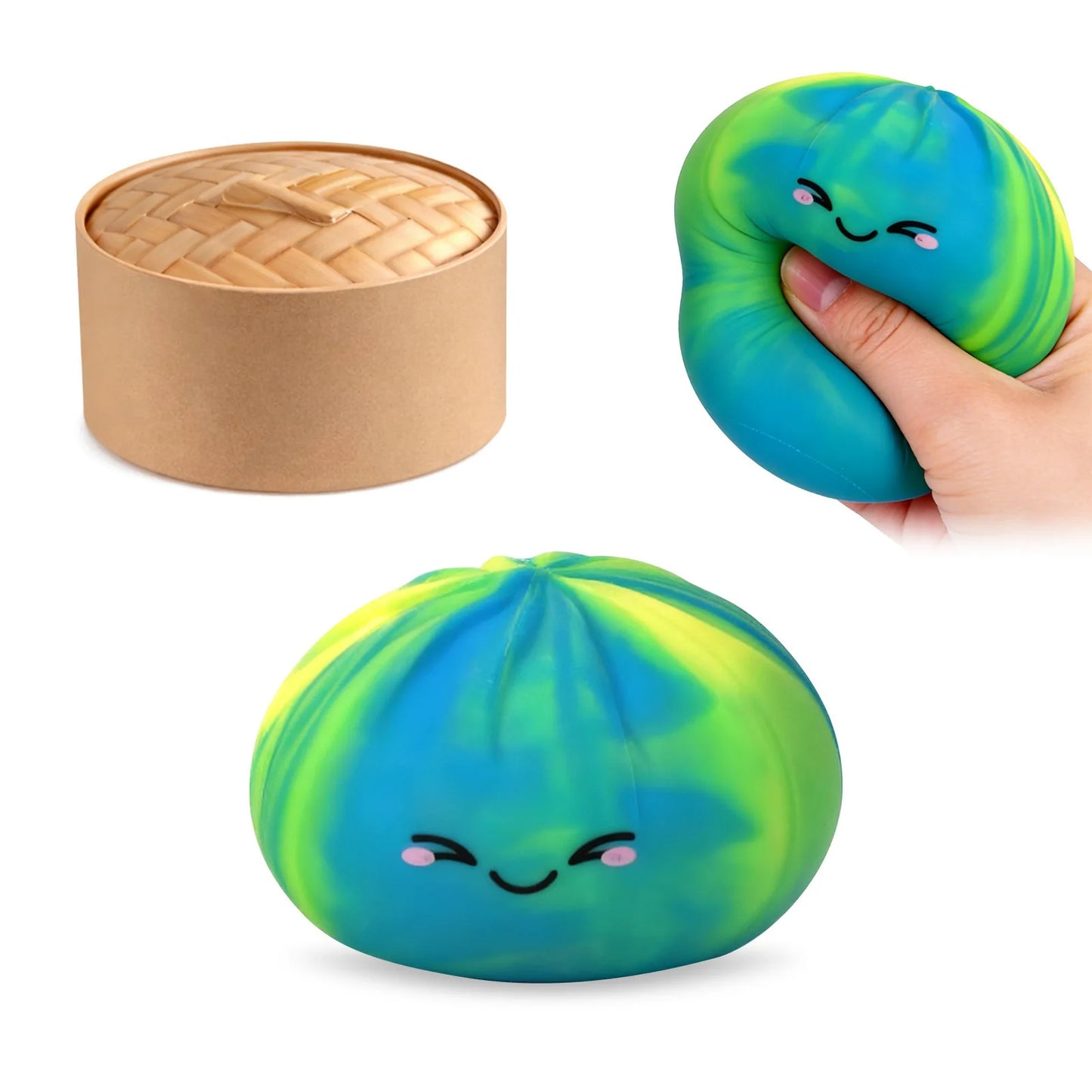 Squishy Knijp Broodje voor Stressverlichting
