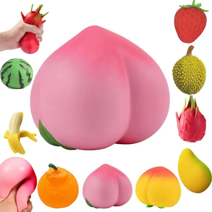Fruitvormig Knijpspeeltje voor Stressvermindering