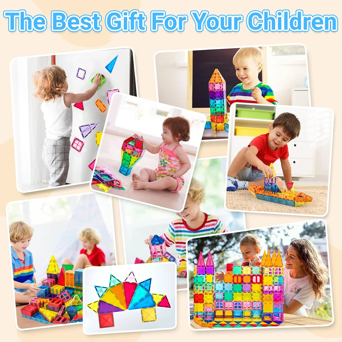 Magnetische Bouwstenen Montessori Set