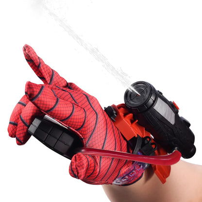 Waterpistool voor om de pols met handschoen