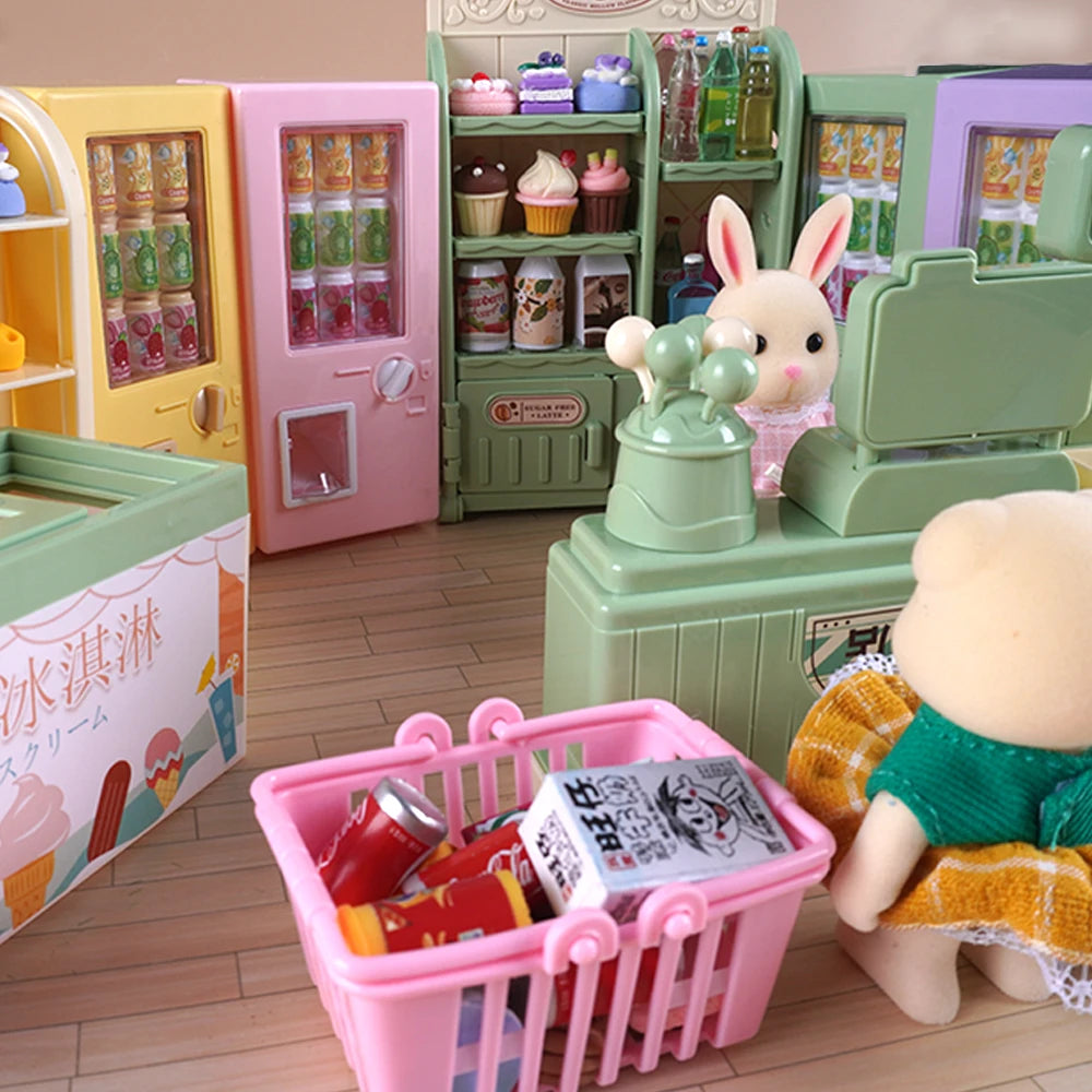 Mini Drankautomaat voor Poppenhuis of Speelhuisje