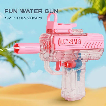 UZI Waterpistool Niet-Elektrisch | Handmatig Hoge Druk Waterpistool voor Kinderen en Volwassenen
