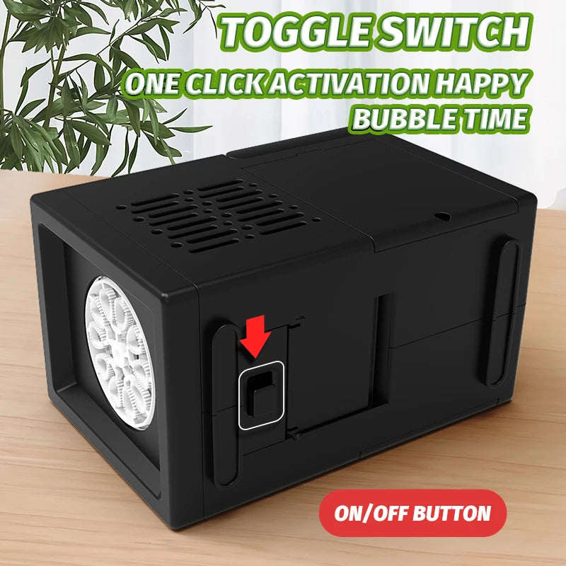 Automatische Bellenblaasmachine Handheld – 10 Gaten | Zonder Batterij en Bellenblaasvloeistof