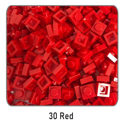 100 stuks 1x1 bouwstenen | Compatibel met Lego