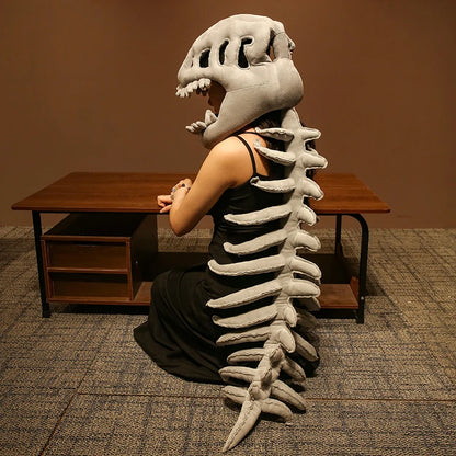 Dinosaurus Skelet Kostuum met Hoofdeksel voor Cosplay