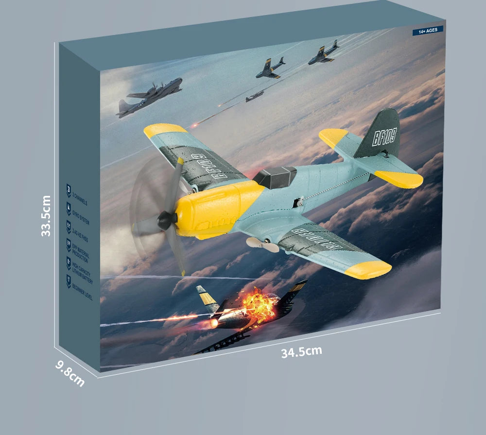 Bestuurbare Vliegtuig BF109 van EPP Schuim voor Kinderen