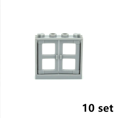 Ramen & deuren bouwstenen set – Compatibel met LEGO® bouwstenen