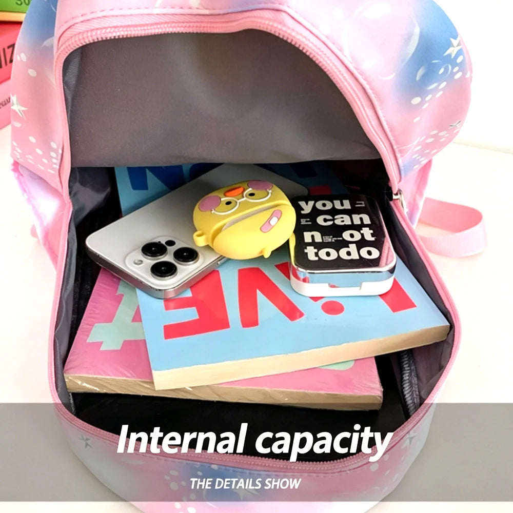 Roze Lichtgewicht Schooltas 10 inch voor Kleuters