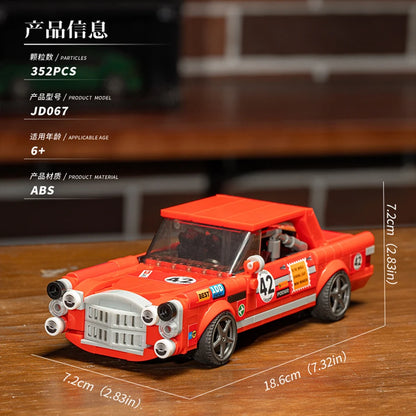 Racewagen Bouwstenen Set - Compatibel met LEGO® - Vanaf 6 jaar