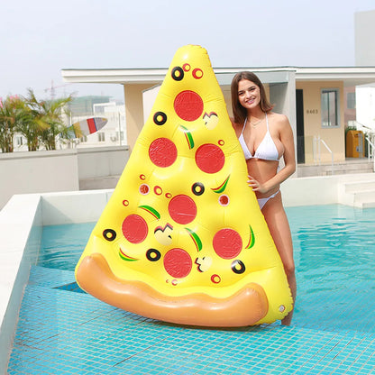Groot Opblaasbaar Pizza Zwemmatras