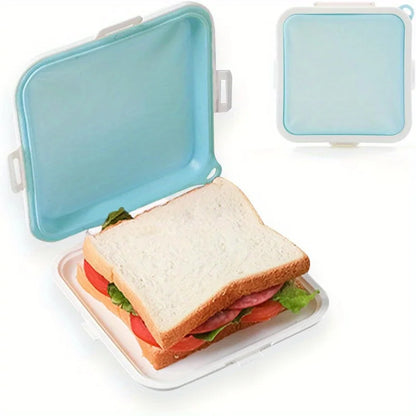 Siliconen Broodtrommel voor Lunch, Fruit en Snacks