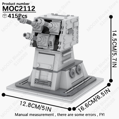 MOOXI Space Wars Bouwset: Voertuig & Tank Compatibel met LEGO®