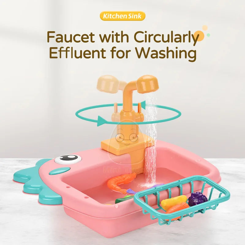 Speelgoed Keuken Afwasmachine met Waterfunctie voor Kinderen