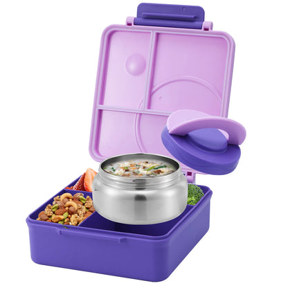 Kinder Lunchbox met Vakken en Geïsoleerd Bakje