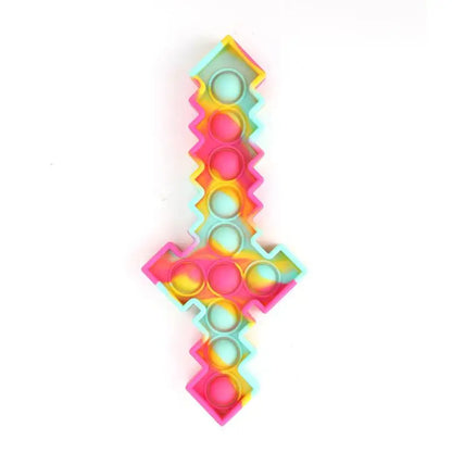 Pop Fidget Speelgoed Zwaard – Sensorisch Anti-Stress Bubbel Toy