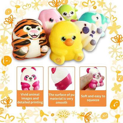 Set Mini Squishy Stressballetjes voor ontspanning