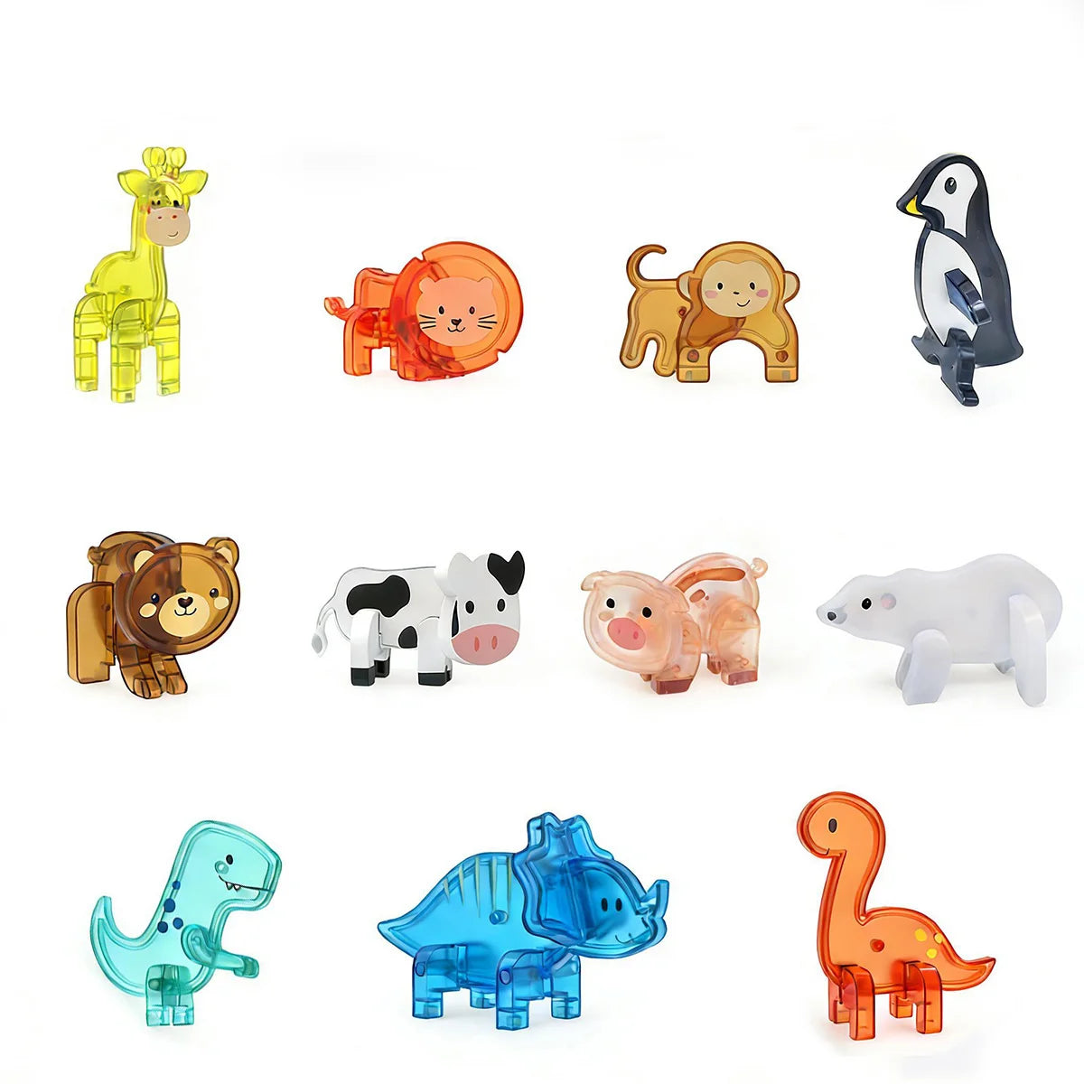 Magnetische Dieren Accessoires voor Magneetbouwtegels