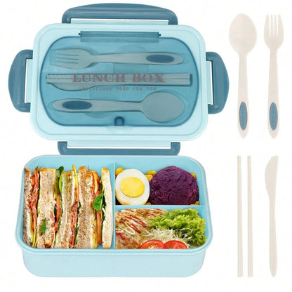 Bento Lunchbox voor Kinderen met 4 Vakken