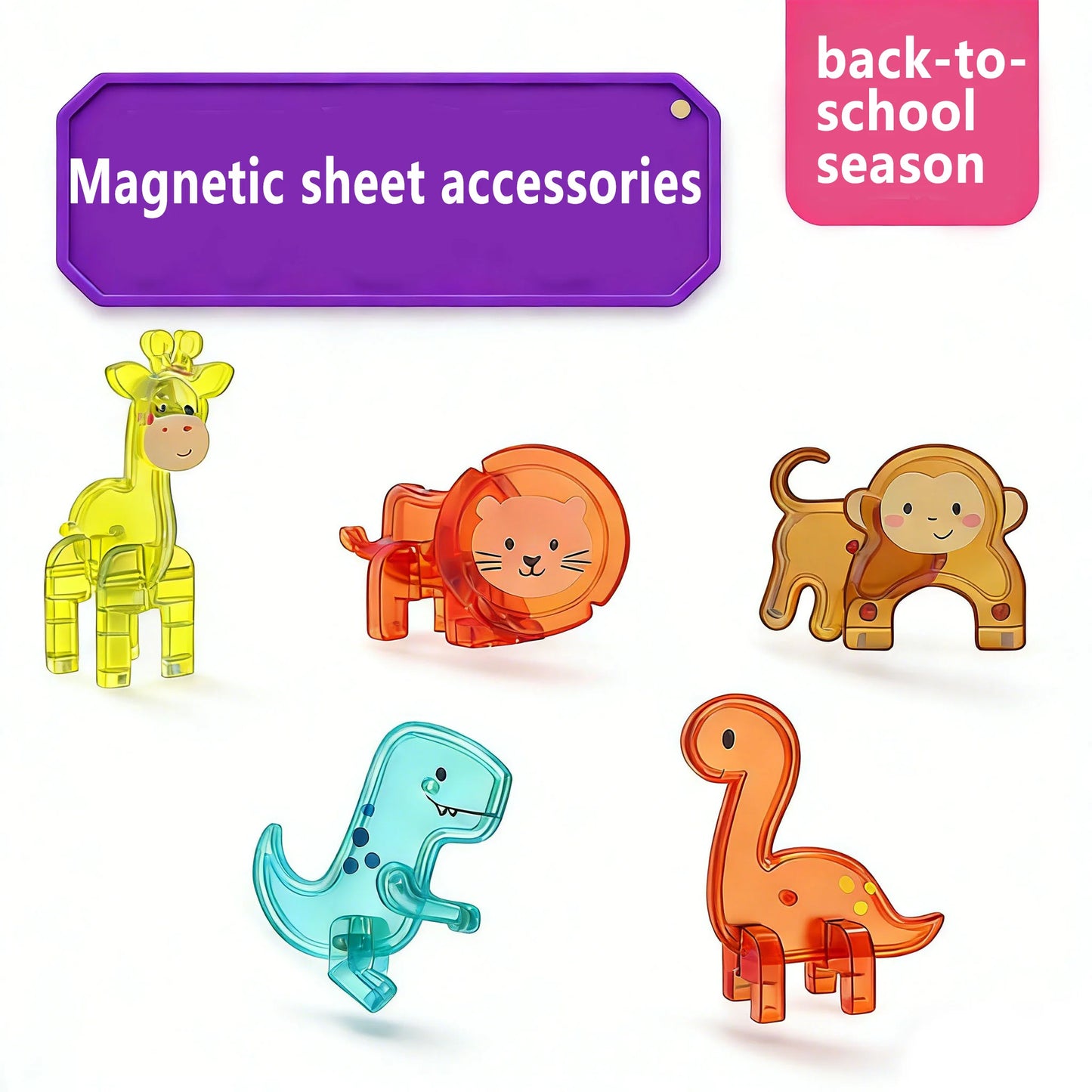 Magnetische Dieren Accessoires voor Magneetbouwtegels