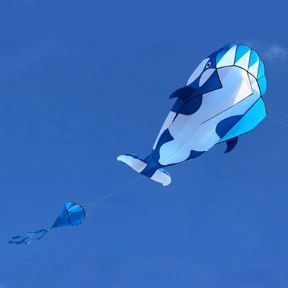 Grote Vlieger Walvis of Dolfijn – 2.2 meter met 100 meter vliegerlijn